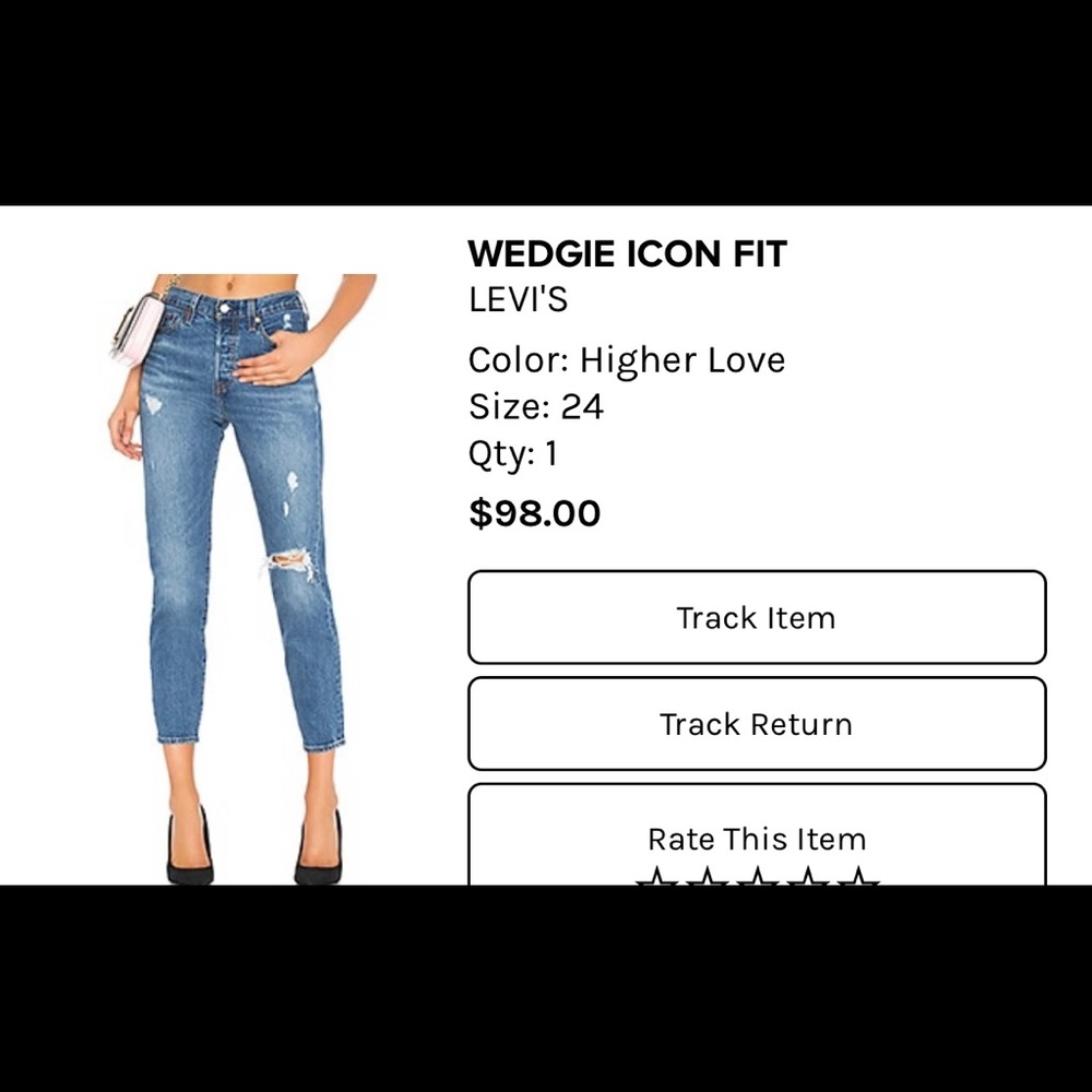 Levi’s wedgie icon fit